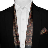 DRAVON MEN SCARF AND POCKET SQUARE SET – PREMIUM COLLECTION